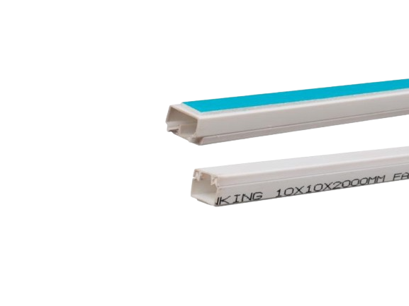 CANALETA DE PVC CON ADHESIVO 10x10x2000MM UNID TRIC