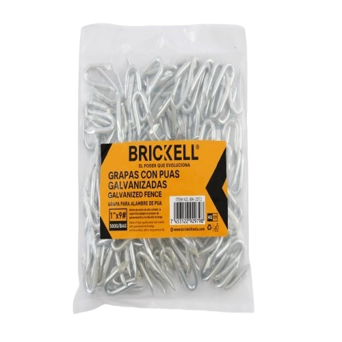 GRAPA GALVANIZADA 1" BOLSA 500G UNID BRICKELL