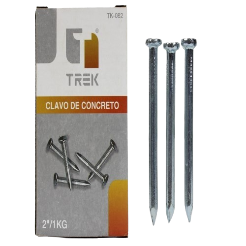 CLAVOS PARA CONCRETO 2" 1KG UNID TREK
