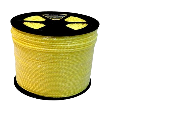 MECATE/RAFIA DE POLIPROPILENO 1/4"x10KG L=500MTS AMARILLO ZASC