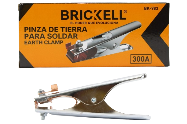 PINZA DE TIERRA PARA SOLDAR 300A UNID BRICKELL