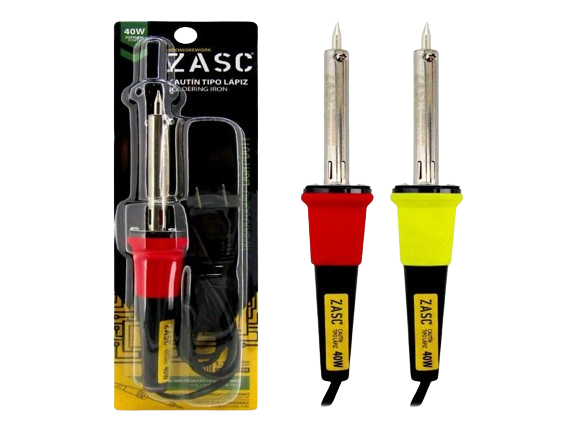 CAUTIN TIPO LAPIZ 40W CABLE DE 1.1M M/AMARILLO UNID ZASC
