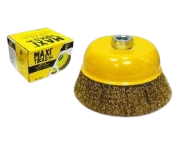 CEPILLO CIRC ALAMBRE ONDULADO 5" ROS 5/8" UNID MAXI TOOLS