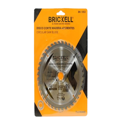 DISCO DE CORTE DE MADERA 7-1/4"  40 DIENTES UNID BRICKELL