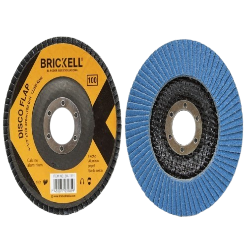 DISCO FLAP 100 GR  4 1/2"X7/8" UNID BRICKELL