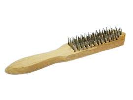 CEPILLO ALAMBRE 30CM CON MANGO MADERA UNID S/M