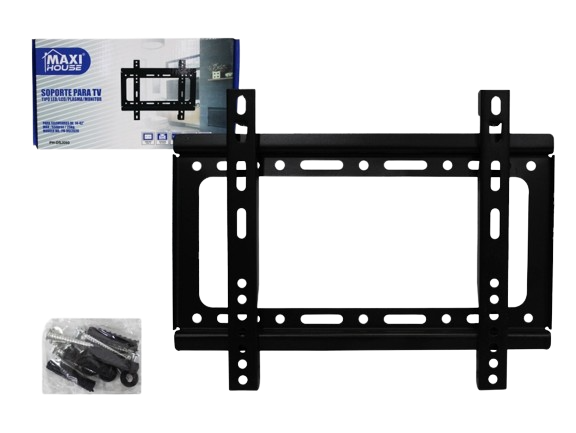 BASE DE TV FIJA 14" - 42" SOPORTA 25 KG UNID MAXI TOOLS