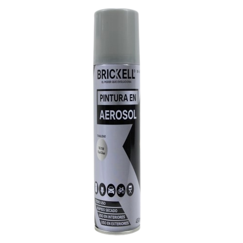 SPRAY PINTURA 450ML PLATEADO METALICO #1139 UNID BRICKELL