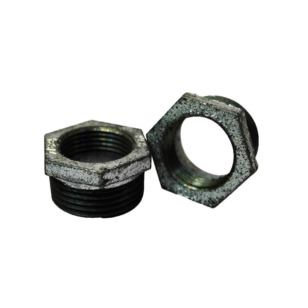 BUJE ROSCADO GALVANIZADO 3/4" A 1" UNID S/M