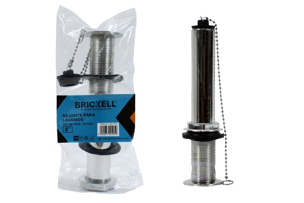 DESAGUE PARA LAVAMANOS 8" CROMADO UNID BRICKELL