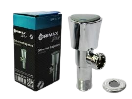 LLAVE DE ARRESTO 1/2"X1/2"DE ACERO INOX UNID GRIMAX