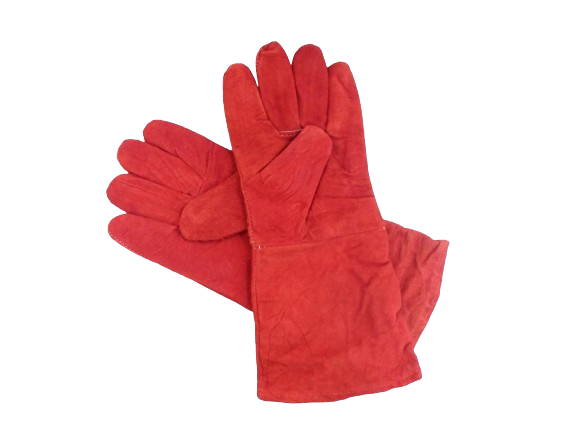 GUANTES PARA SOLDAR ROJO PAR UNID MAXI TOOLS