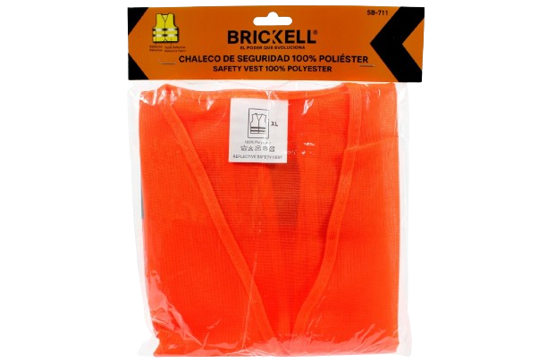 CHALECO DE SEGURIDAD REFLECTIVO T=UNICA (XL) UNID BRICKELL