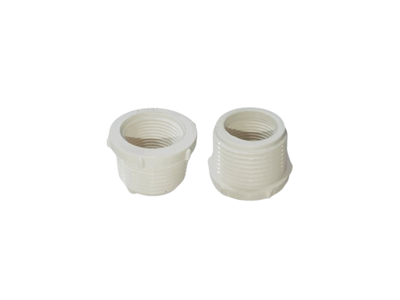 BUJE ROSCADO PVC 1"x3/4" BLANCO 80 PZAS UNID AQUA PLUS