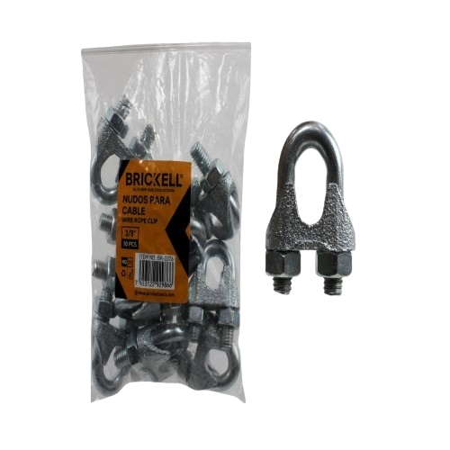 NUDOS PARA CABLES DE ACERO 3/8"  10PZAS UNID BRICKELL