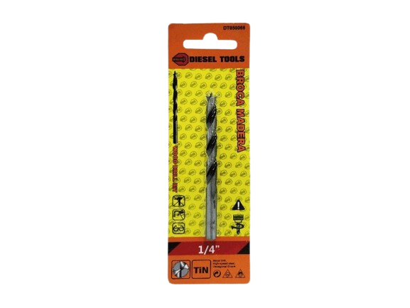 BROCA PARA MADERA 1/4" UNID DIESEL TOOLS