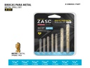 SET DE BROCAS PARA METAL 7PZS 1/16"-1/4" UNID ZASC
