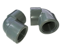 CODO 90° PVC GRIS 3/4" ROSCA UNID AQUA PLUS