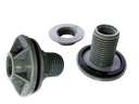 FLANGE CONECTOR PARA TANQUE 3/4" PVC GRIS UNID AQUA PLUS