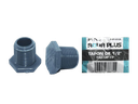 TAPON MACHO PVC 1/2" ROSCADA GRIS UNID AQUA PLUS