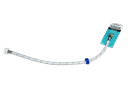 CANILLA FLEXIBLE NYLON 1/2"x7/8" 60CM UNID AQUA PLUS