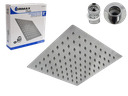 REGADERA DUCHA CUADRADA 8" PLASTICO CROMADO UNID GRIMAX
