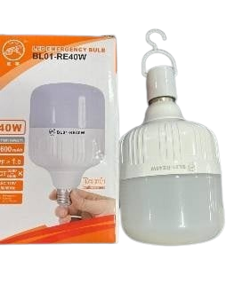 BOMBILLO RECARGABLE 40W ROSCA E 27 UNID V-TEG