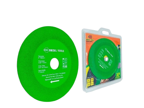 DISCO CORTE VIDRIO 6" EJE 7/8 1.5X22.23MM UNID DIESEL TOOLS