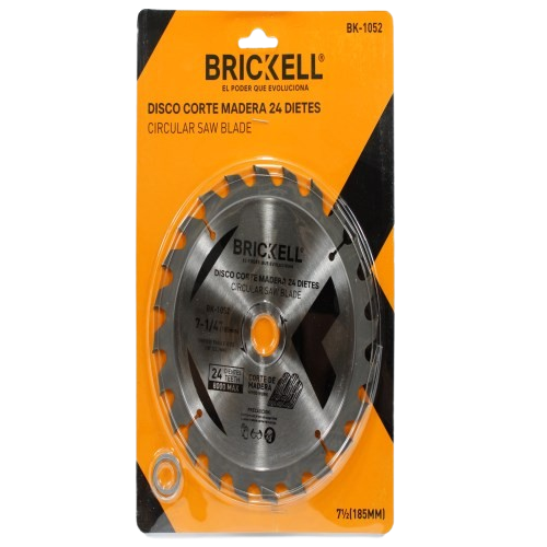 DISCO DE CORTE DE MADERA 7-1/4" 24 DIENTES UNID BRICKELL