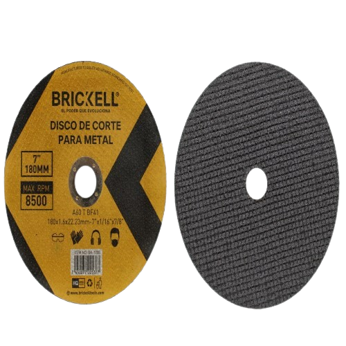 DISCO DE CORTE PARA METAL 7"  PLANO UNID BRICKELL