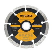 DISCO DIAMANTADO SEGMENTADO 4 1/2" 115MM UNID BRICKELL