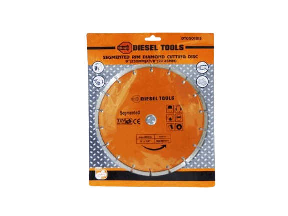 DISCO DIAMANTADO SEGMENTADO 9" UNID DIESEL TOOLS