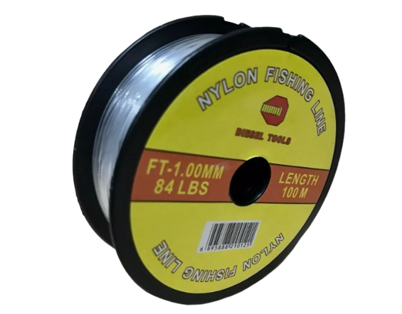 NYLON PARA PESCAR  1.1MM/100M TRANSP UNID DIESEL TOOLS