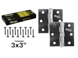 BISAGRA TIPO LIBRO 3"X3" 1,2MM 2PZAS UNID SEAL TOOLS