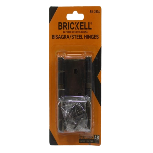BISAGRA TIPO LIBRO 3"x3" E=2 MM BRONCE UNID BRICKELL
