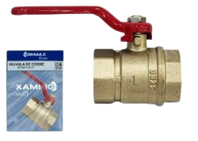 VALVULA DE BOLA COBRE 1" UNID GRIMAX