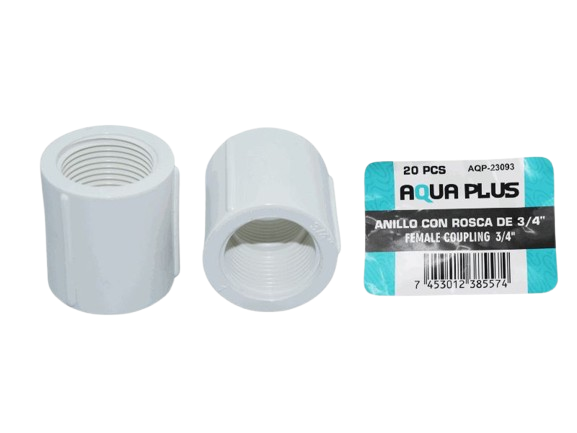 UNION ANILLO HRXHR 3/4" PVC UNID AQUA PLUS