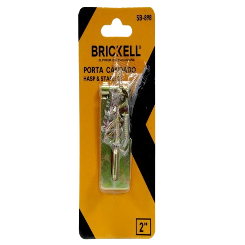 ALDABA PORTA CANDADO 2" DORADA UNID BRICKELL