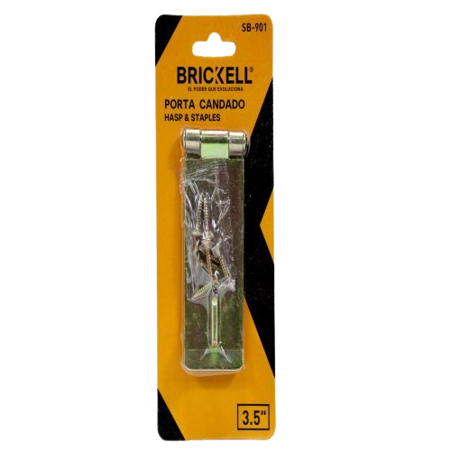 ALDABA PORTA CANDADO 3,5" DORADA UNID BRICKELL