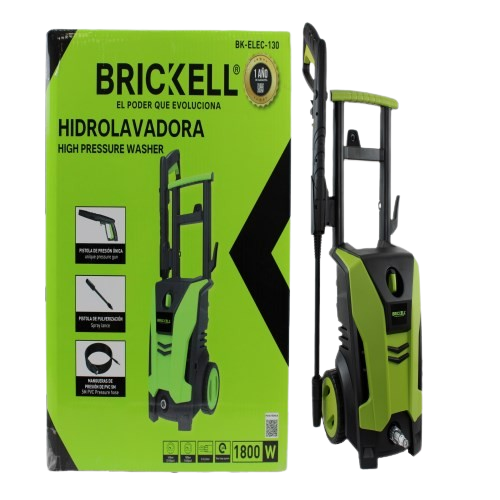 HIDROLAVADORA HIDROJET 1800W 145 BAR CAUDAL 6,2 L UNID BRICKELL