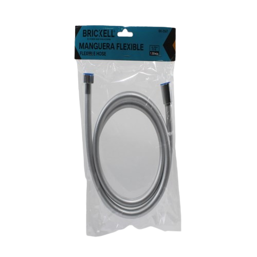 MANGUERA FLEXIBLE PARA DUCHA 1/2" - 1.5MTS UNID BRICKELL
