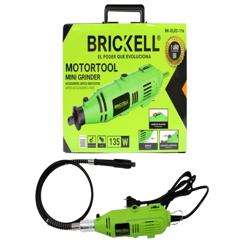 MOTOTOOL/ROTAMIL/DREMEL 135W 110V CON ACCESORIOS UNID BRICKELL