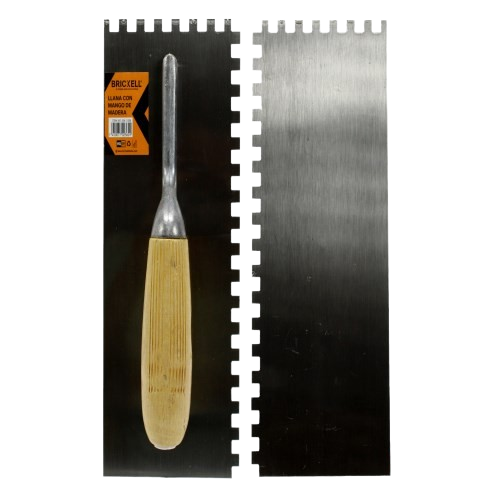 PALUSTRA LLANA METALICA CON DIENTE M/MADERA UNID BRICKELL