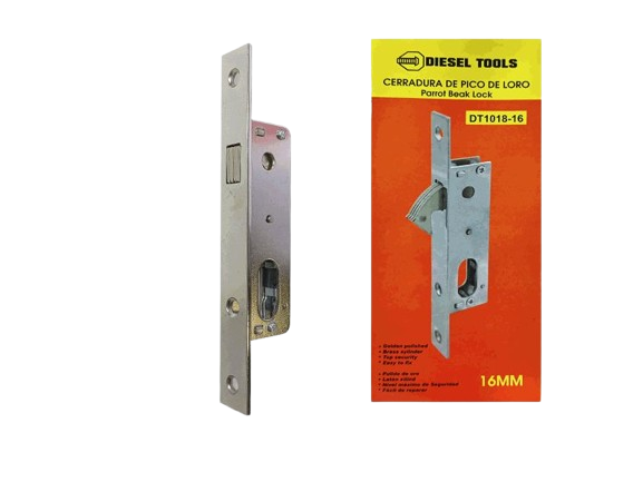 CERRADURA DE EMBUTIR 16MM PICAPORTE Y PALANCA UNID DIESEL TOOLS