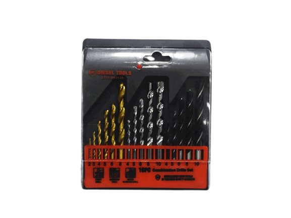 SET DE BROCA CONCRETO/MADERA/METAL 16 PZAS UNID DIESEL TOOLS