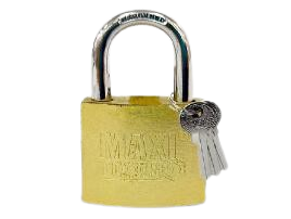 CANDADO LATON ARCO 40 MM UNID MAXI TOOLS