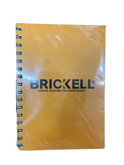 LIBRETA ESPIRAL 21X16CM UNID BRICKELL