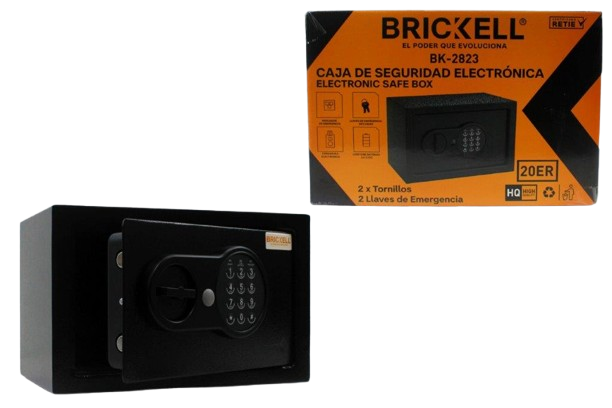 CAJA DE SEGURIDAD 200x200x310MM ELECTRONICA UNID BRICKELL