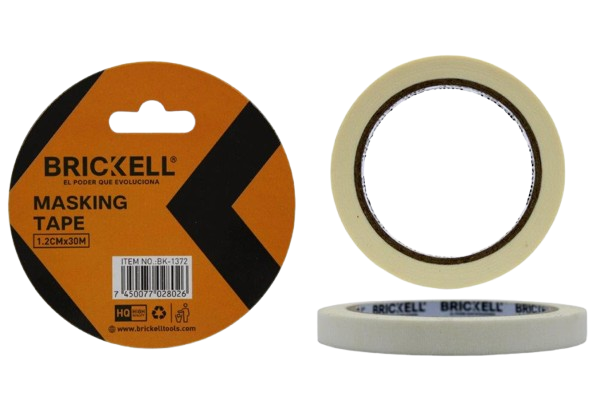 TIRRO MASKING 1/2" x 28 METROS UNID BRICKELL
