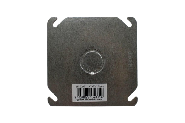 TAPA CIEGA EMT 4"X4" 1,5MM SELLADA UNID BRICKELL